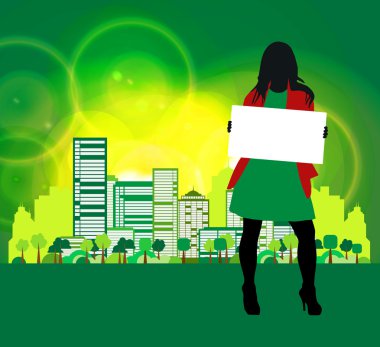 kadın holding beyaz bayrak