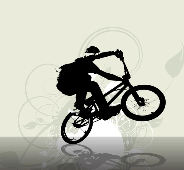 BMX cyklist — Stockfoto