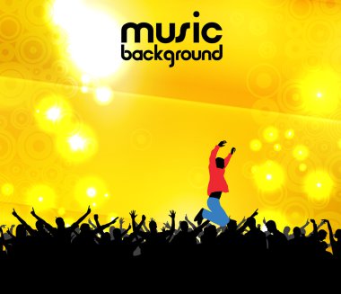 müzik olay geçmiş. vektör eps10 çizim.