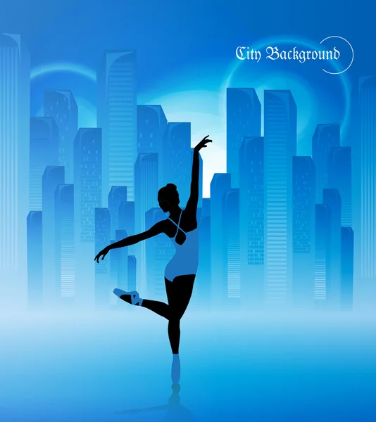 Ballet. dansen van illustratie — Stockvector