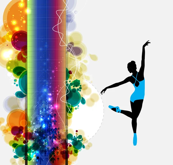 Ballet. Dancing illustration — Stock Photo, Image