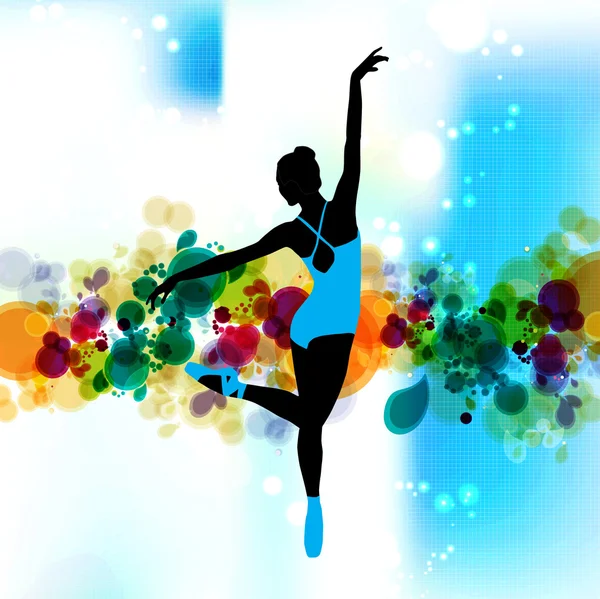 Ballett. Tanzende Illustration — Stockfoto