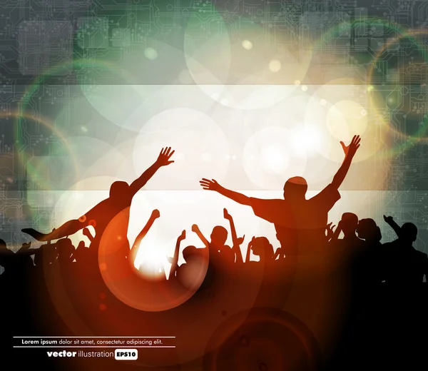 Music event background. Vector eps10 illustration. — Stock Vector