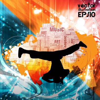 parti vektör arka plan