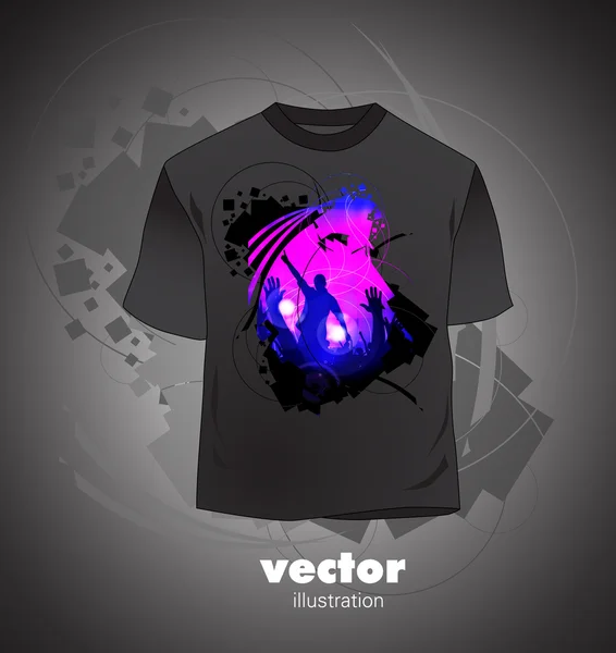 Vektor. T-Shirt-Design — Stockvektor