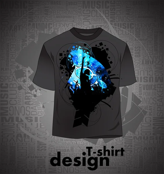 Vettore. T-shirt di design — Vettoriale Stock