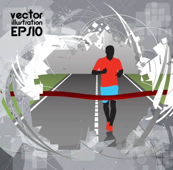 Corredor — Archivo Imágenes Vectoriales