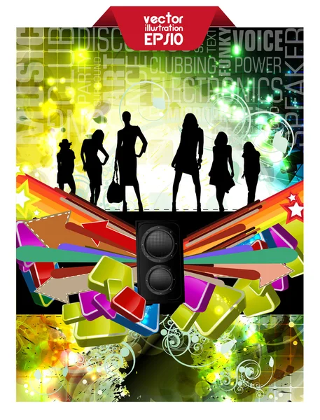 Party Vector Background — Stock Vector