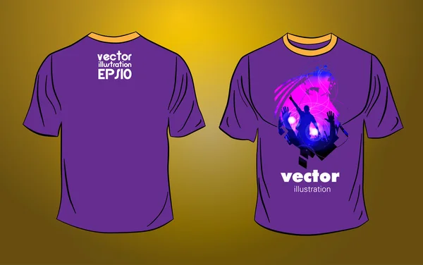 Vektor. tričko design — Stockový vektor