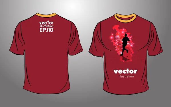 Vektor. tričko design — Stockový vektor