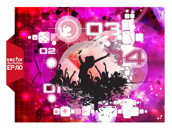 Music event background. Vector eps10 illustration. — Stock Vector