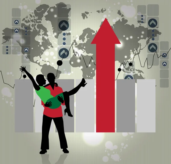 Geschäftsveranschaulichung — Stockvektor
