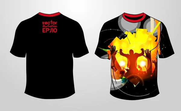 Vector. T-shirt design — Stockvector