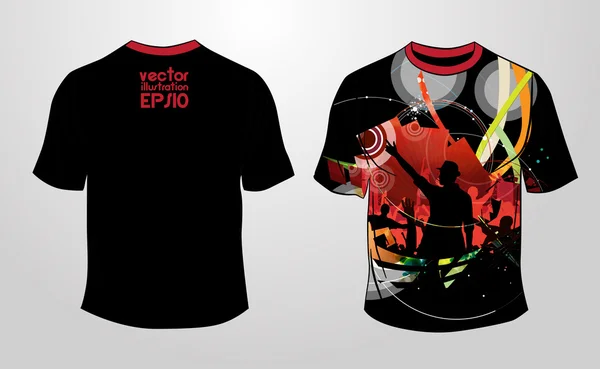 Vettore. T-shirt di design — Vettoriale Stock