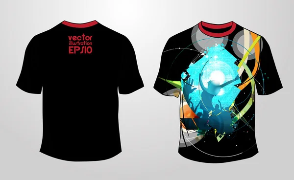 Vector. Design tricou — Vector de stoc