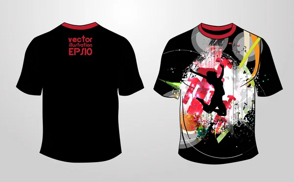 Vecteur. Conception de T-shirt — Image vectorielle