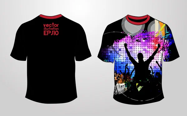 Vecteur. Conception de T-shirt — Image vectorielle