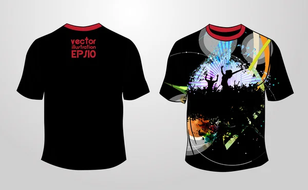 Vecteur. Conception de T-shirt — Image vectorielle