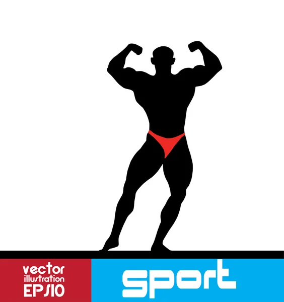 Bodybuilding — Stock Vector