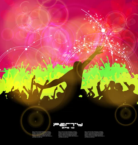 Fondo del evento musical. Vector eps10 ilustración . — Vector de stock