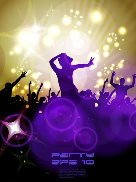 Music event background. Vector eps10 illustration. — Stock Vector