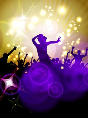 müzik parti illüstrasyon
