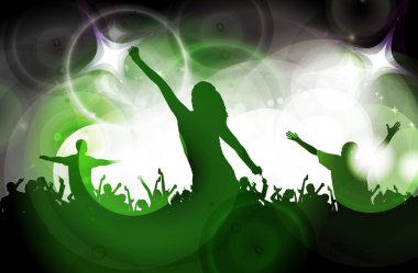 müzik parti illüstrasyon