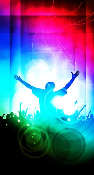 Music party illustration — Stock Photo, Image