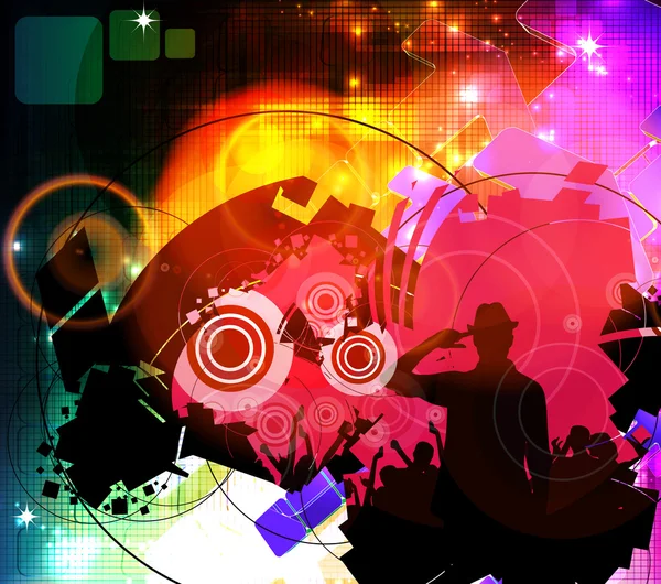 Music party illustration — Stock Photo, Image