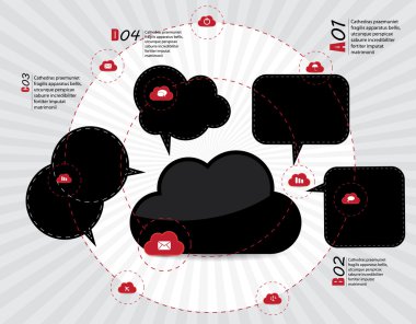 Infographic öğeleri koleksiyonu vektör