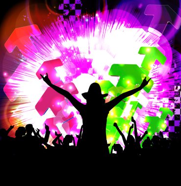 müzik parti illüstrasyon