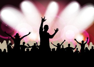 müzik parti illüstrasyon