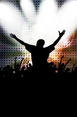 müzik parti illüstrasyon