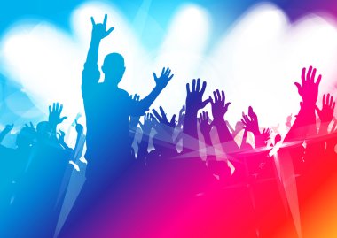 müzik parti illüstrasyon