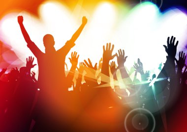 müzik parti illüstrasyon