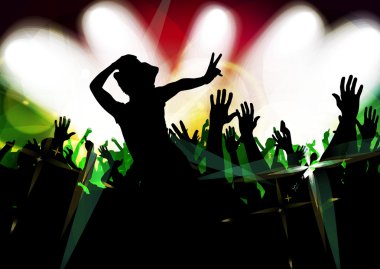 müzik olay geçmiş. vektör eps10 çizim.