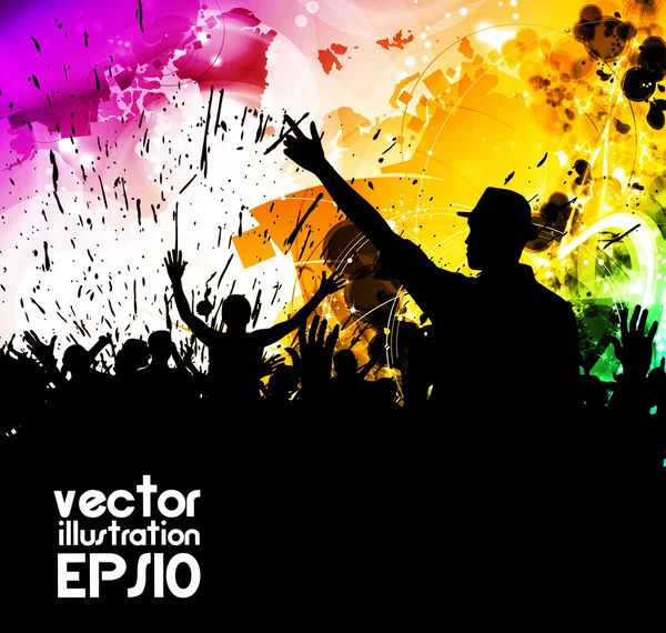Hudební událost pozadí. vektorové ilustrace eps10. — Stockový vektor
