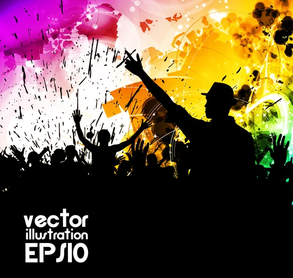 Musik event bakgrund. vektor eps10 illustration. — Stock vektor