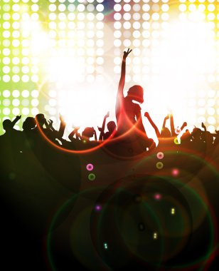 müzik parti illüstrasyon