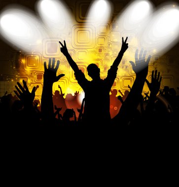 müzik parti illüstrasyon