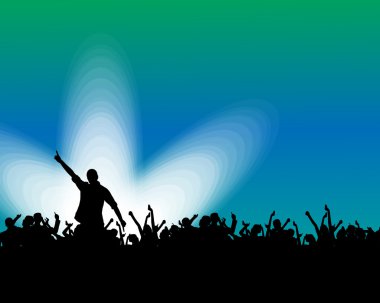 müzik parti illüstrasyon