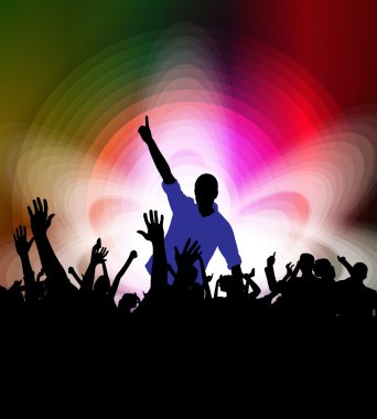 müzik parti illüstrasyon