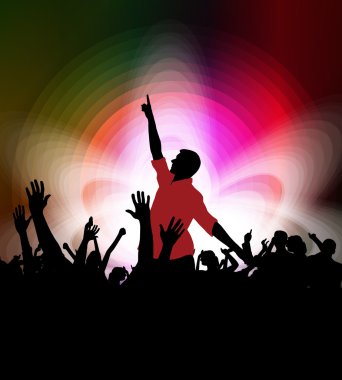müzik parti illüstrasyon