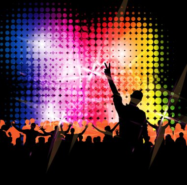 müzik parti illüstrasyon