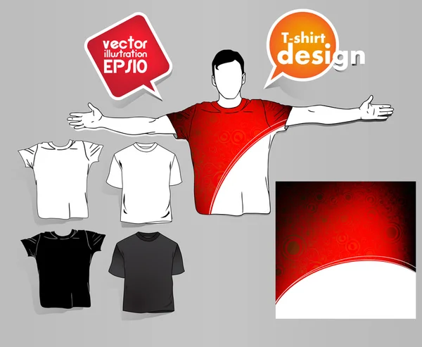 T-shirt design. vetor — Vetor de Stock