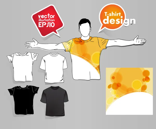 T shirt design. vector — Stock Vector