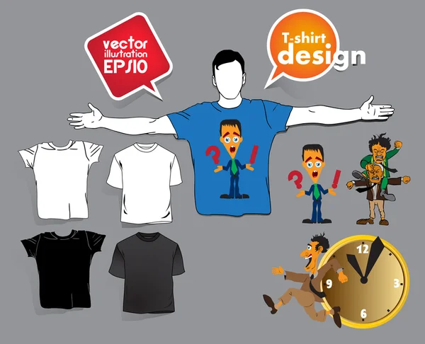 T-shirt tasarım. vektör — Stok Vektör