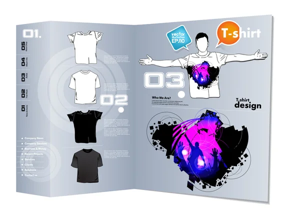 T shirt design. vektor — Stock vektor