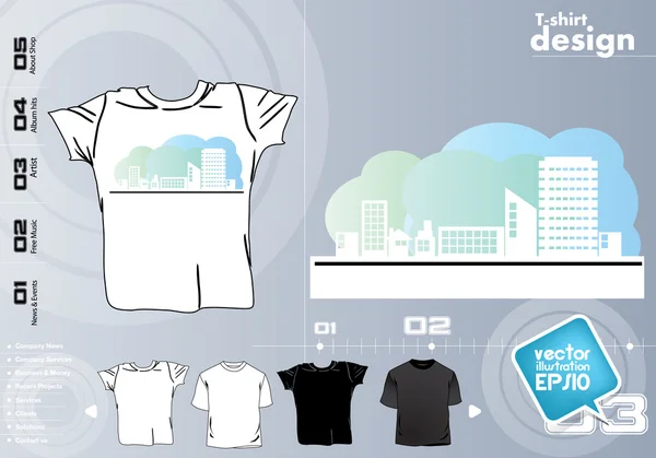 Festa T-Shirt Template Vector Design — Vetor de Stock