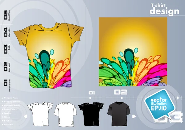 Party t-shirt vektör tasarım şablonu — Stok Vektör